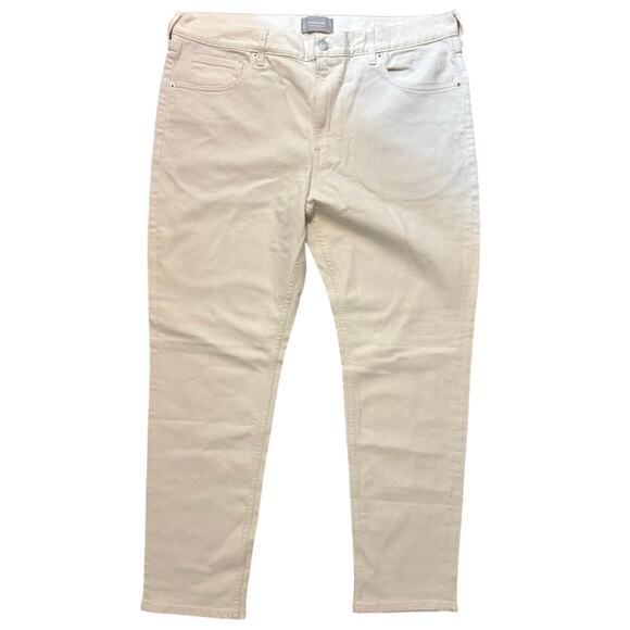 NWOT Everlane The Organic Cotton Slim-Fit Jean In Calico Ecru Size 40x32 - Picture 4 of 9